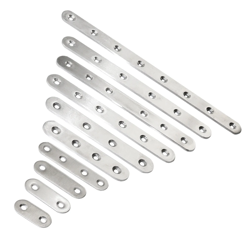 Yoohey Stainless Steel 100 x 50mm Repair Plate Flat Fixing Mending Corner Brace Bracket Connector 8pcs Yoohey Stainless Steel 100 x 50mm Repair Plate Flat Fixing Mending Corner Brace Bracket Connector 8pcs