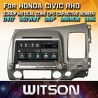 Multimedia Player WITSON WINDOWS CAR MULTIMEDIA DVD PLAYER FOR HONDA CIVIC RHD