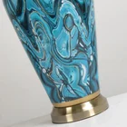 Table Led Table Light Lamp Antique Home Decor Porcelain E27 LED Table Ceramic Lighting Lamps