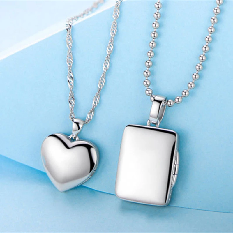 Pure 925 Sterling Silver Necklaces For 