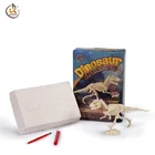 Toy Dinosaurs Plastic Dinosaur Skeleton Excavation Kit Dinosaur Fossil Dig Toy