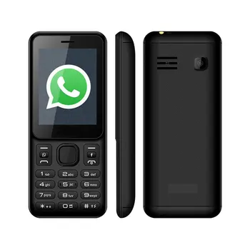 Unlocked Cell Phone UNIWA WG08 2.4 Inch Android/Kai OS 3G Keypad Basic Whatsapp Feature Phone