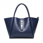 Bag Leather Designer Mauve Latest Design Tote Bag Genuine Leather Handbag