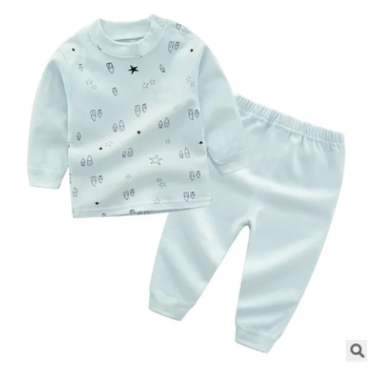 manufacturer Wholesale high quality 100% cotton coloful cute comfortable kids pyjamas baby clothes