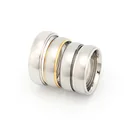 Titanium Rings Unisexrings 6mm Titanium Silver 316l Stainless Steel Rings