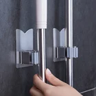 Holder 304 Stainless Steel Free Stiletto Wall Mounted Magnetic Mop Clip And Broom Holder