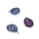 Agate Druzy Pendant Agateagatedruzy Gemstone Pendant Wholesale Agate Druzy Gemstone Jewelry Agate Druzy Geode Pendant