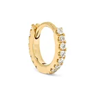 Gold Earrings Hoop Earrings Hoop Gemnice Dainty Jewelry Wholesale 14 Karat Gold Small Hoop Huggies Earrings