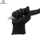 Seeway Safe Stainless Steel Wire Mesh Cut Resistant Police Tactical Security Gloves