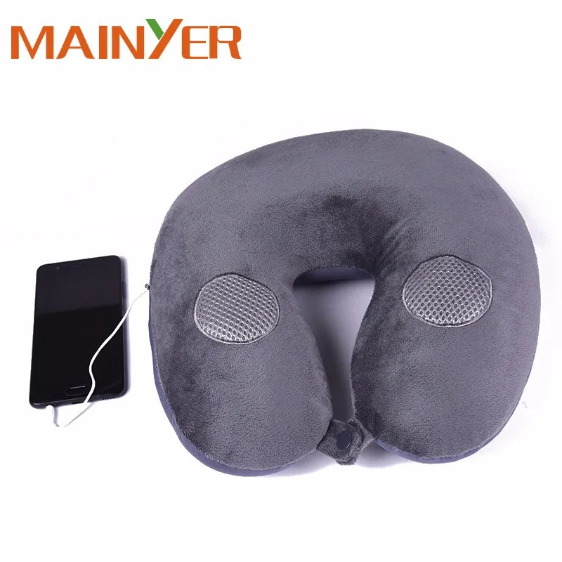 neck pillow with bluetooth speakers