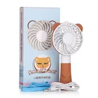 Fan Bear Rabbit Handy Mini Portable Fan Outdoor Small Handheld USB Rechargeable Battery Electric Cooling Mini Fan