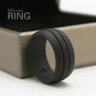 Wedding Rings Bands Rings Silicone Wedding Rings Wedding Bands All Sizes 3 Stone Rings Antique Copper Plated Black Gun Plated Channel Setting Round