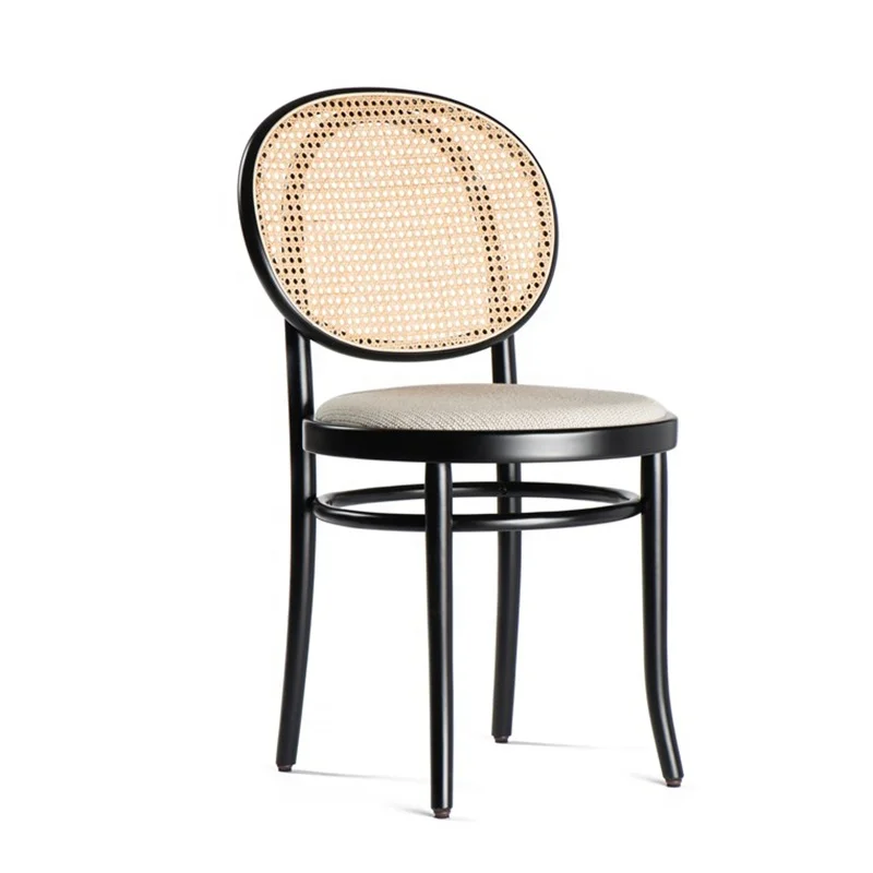 round back metal dining chairs