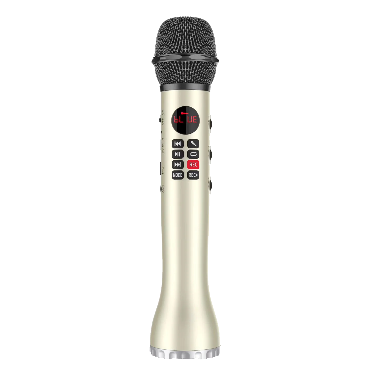 Blue Wireless Microphone Speaker karaoke