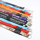 Lanyard Lanyard Cheap Sublimation Neck Strap Printed Lanyard With Logo Custom Satin Ribbon Lanyard