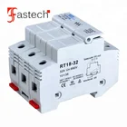 Fuse Link Fuse Base Fuse Base 10x38mm RT18-32 Fuse Link AC Cylindrical Fuse Holder