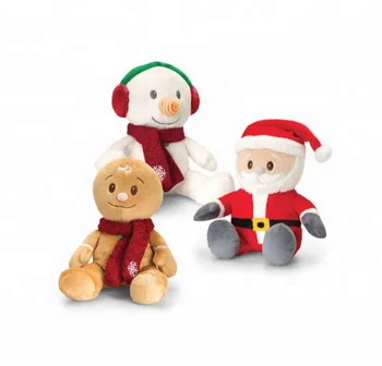 Promotional gift snowman santa reindeer christmas plush toys in bulk/penguin soft toy,christmas teddy bear