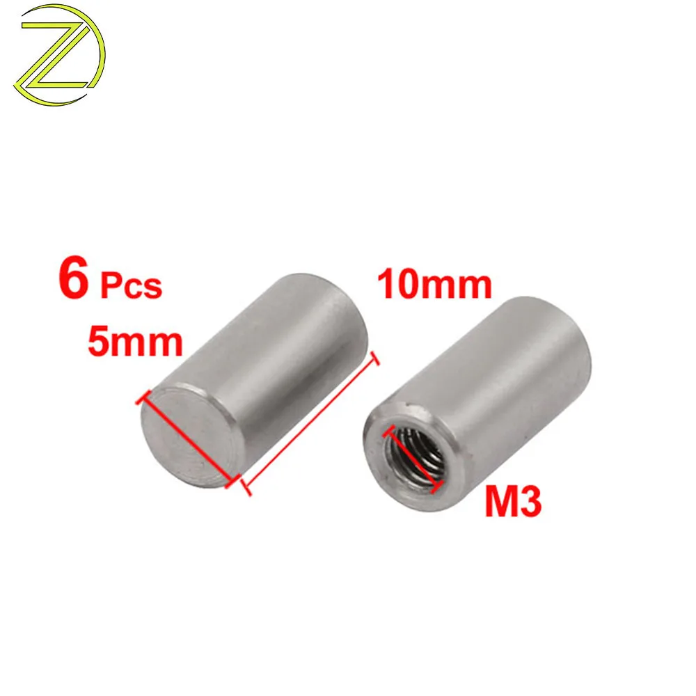 3mm/ M3 A2 304 Stainless Steel Straight Metric Solid Dowel Pin Rod Position Pins 