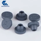Cap Glass Vials Rubber Stopper For Glass Vial Hot Sale 13mm Bromobutyl Rubber Stopper Cap For Glass Vials