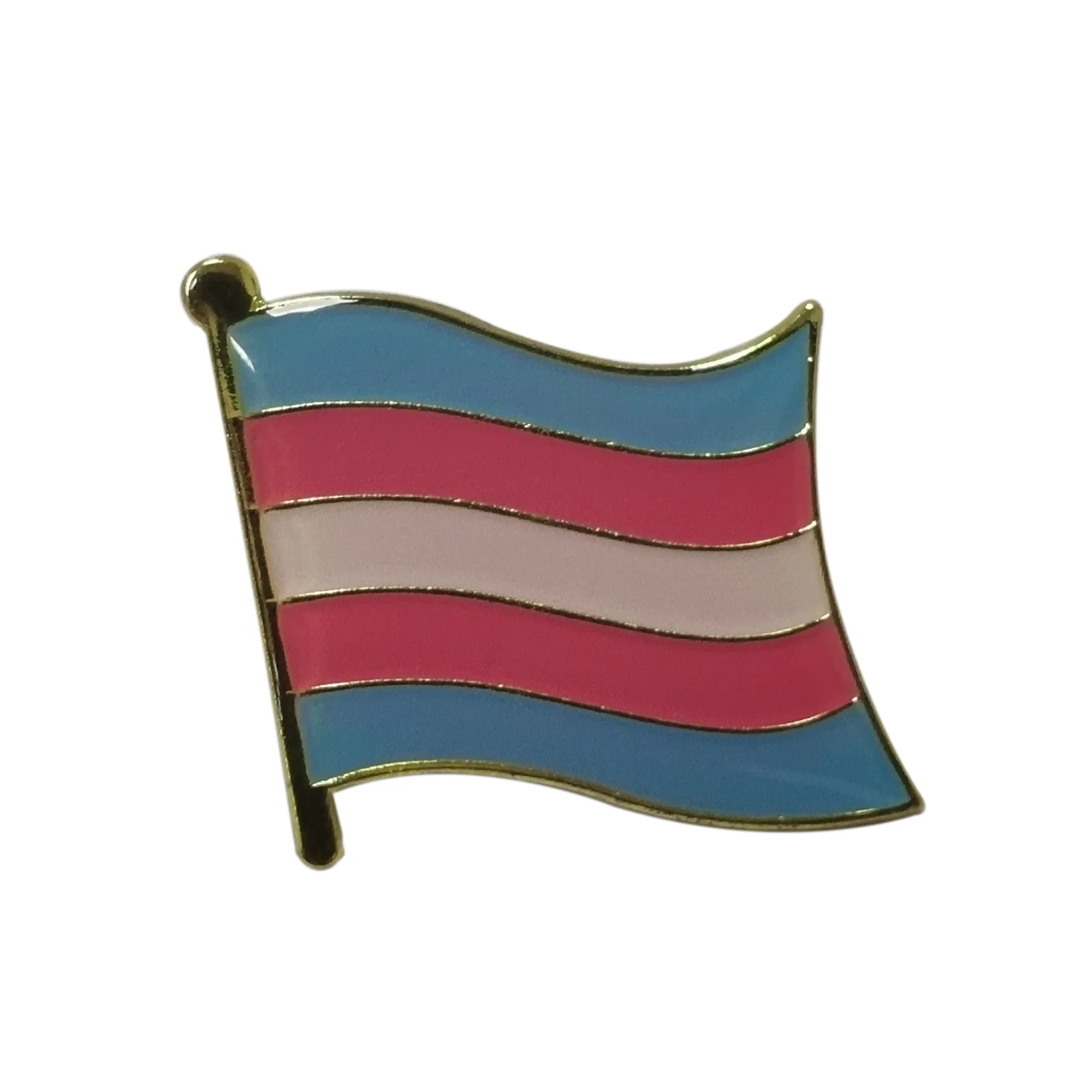 20 piezas transexuales Bandera Pin de Solapa 18 Mm x 10.5 mm LGBT Sombrero Corbata Tachuela 