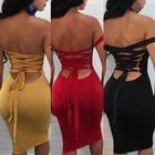 B9670 Women Bandage Dress 2018 Backless Sexy Women Clothes