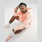 Hoodie Hoodies Hoodie Custom Spring Clothing Orange Oversized Stone Washed Men's Hoodie