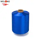 Polyester Dope Dyed Black Dyed Polyester Yarn 150d 150d/48f DTY HIM Polyester Dty Dope Dyed Black Yarn