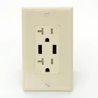 Port Usb 2021 4 Port Usb Charger With High Speed Usb Charger Socket White Color 4.2Amp 4 Port Usb Receptacle
