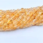 Citrine Citrine Beads Stone Wholesale A Grade Nature Stone Tumbled Shape Citrine Beads