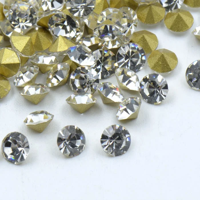 1440p ss9 point back faceted crystal beads rhinestones Glass Chatons stone 