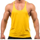 Singlet Knittedsinglet Y Back Mens Bodybuilding Gym Vest Stringer Singlet Tank Top Wholesale