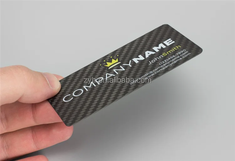 fashion 3K twill carbon fiber business cards ,business card printing carbon fiber material , silver metal carbon business card2