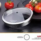 Glass Lids Glass Glass Lid Factory High Feet Tempered Glass Colander Lids