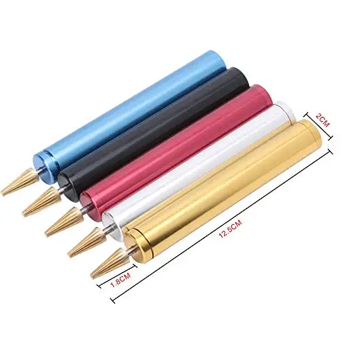 Leather Craft Brass Top Edge Dye Pen Applicator Oil Paint Roller Tools Craft 