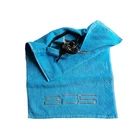 Cotton Towel 100 Cotton Towels Gym Use 100% Cotton Custom 32s Magnet Sport Towel With Zipper Pocket