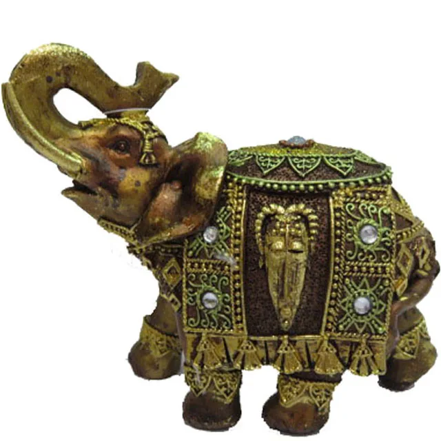 new elephant statues,golden elephant,gold-plated