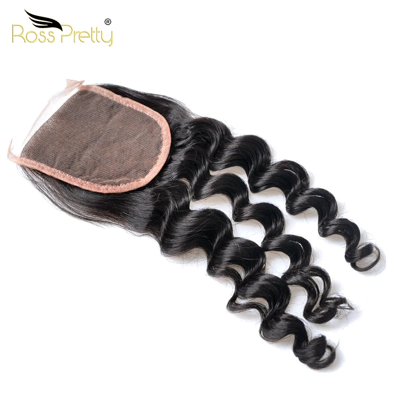 Ross Pretty Ibeauty Hair Lace Closure 4x4 Loose Deep Human Hair Best Price  Meche Closure - Buy Ibeauty Hair Lace Closure,Meche Closure,Human Hair Best  Price Product on 