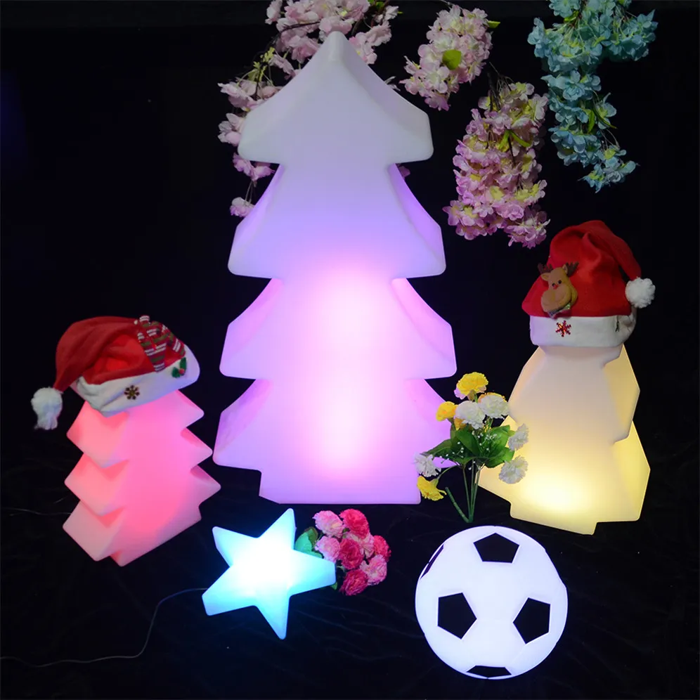 glowing christmas tree decorative plastic star with light willow