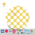 Custom Paper 2021 Factory New Design 2021 High Quality Custom Printed Disposable Dot Paper Plate