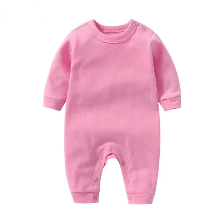 manufacturer Cotton Knitted Baby Boy Spring Clothes Romper Autumn  Sleep  Custom Print Unisex OEM