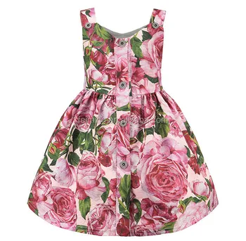 SD-1237G latest fashion bangkok dress design boutique girl children's clothing flower girl summer princess dress
