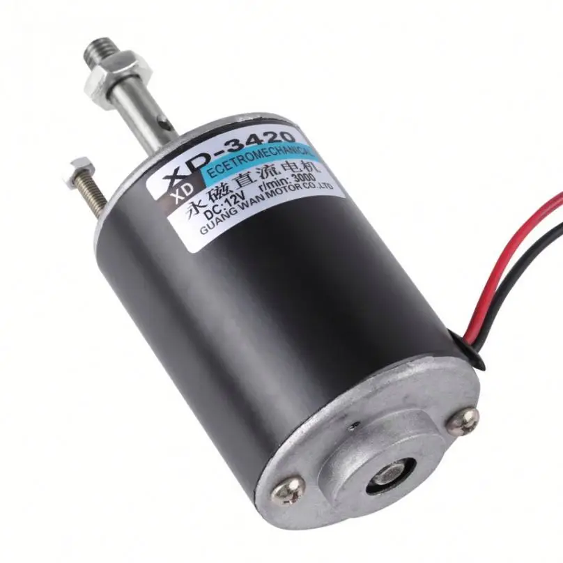 XD-3420 12/24V 30W Permanent Magnet DC Motor High Speed CW/CCW For DIY Generator