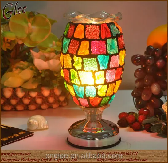 luxury electric glass fragrance oil lamp