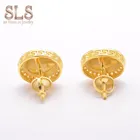 Earrings Copper Earing Earring Design Factory Fashion Gold Plated 2020 Earrings Cheap Small Copper Lion Head Earrings Hip Hop Men Earing For Guys