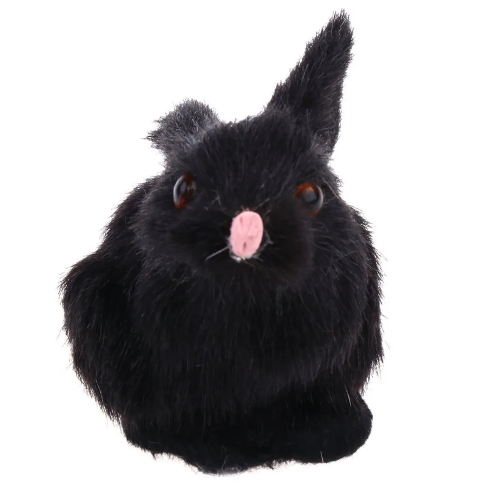 black stuffed animal