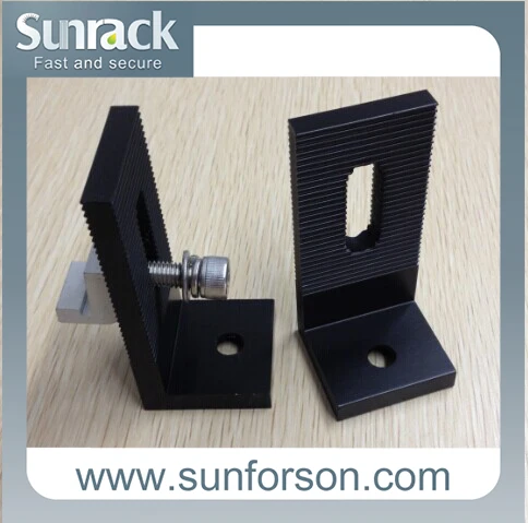 product solar factory wholesale metal roof pv rack l feet aluminum solar mounting l feet bracket-3