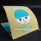 Children Clothing Made In Labels Customized 50D Woven Technics Label Children Clothing Colors Label