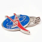 Key Chain American Space Aviation NASA Collection Souvenir Metal Keyring Outer Space Key Chain Fittings