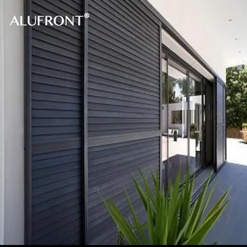 Modern Design High Quality Interior Jealousy Doors Screens Aluminum Alloy Fiberglass Material Waterproof Heat Insulated Finished
