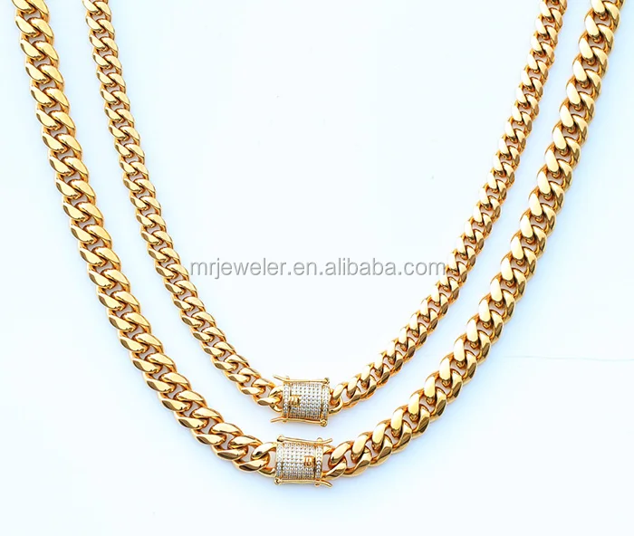 Spanish Gold Link Men Hip Hop Chain 